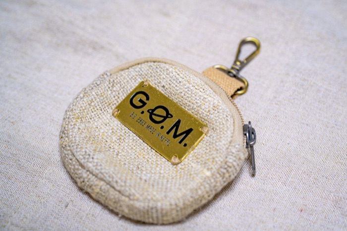G.O.M.の丸型コインケース
